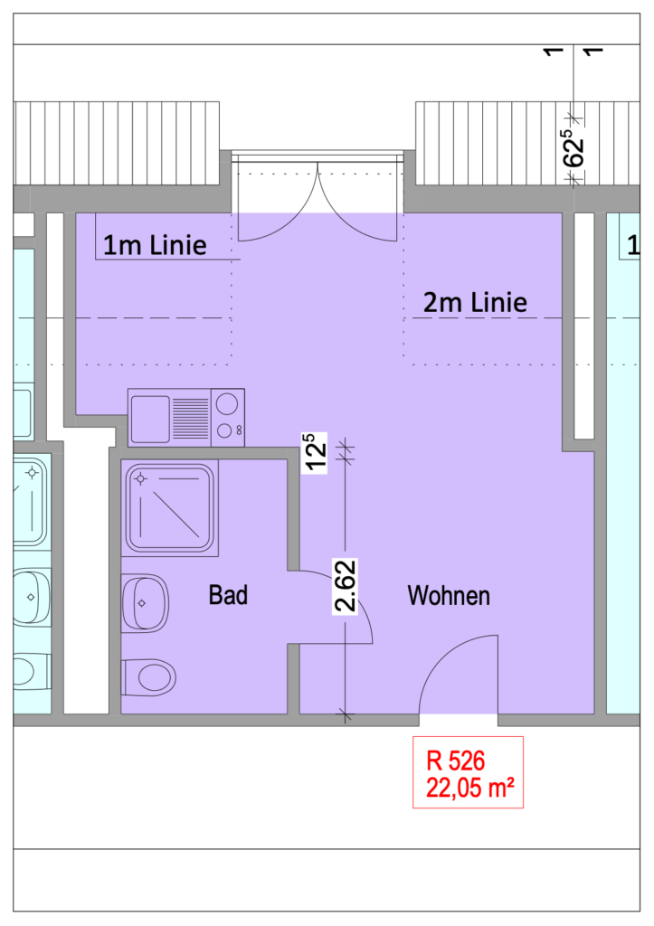 Grundriss Chemnitzer Straße 44 – Einheit 526