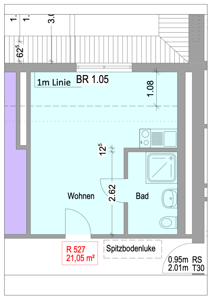 Grundriss Chemnitzer Straße 44 – Einheit 527