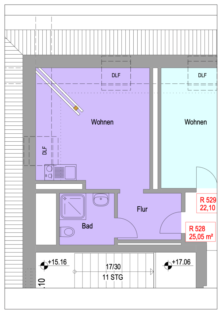 Grundriss Chemnitzer Straße 44 – Einheit 528